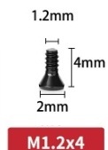 Болт M1.2 x 4.0 мм (10 шт)
